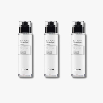COSRX The 6 Peptide Skin Booster 150 ml, siero/booster leggero a rapido assorbimento con complesso di 6 peptidi