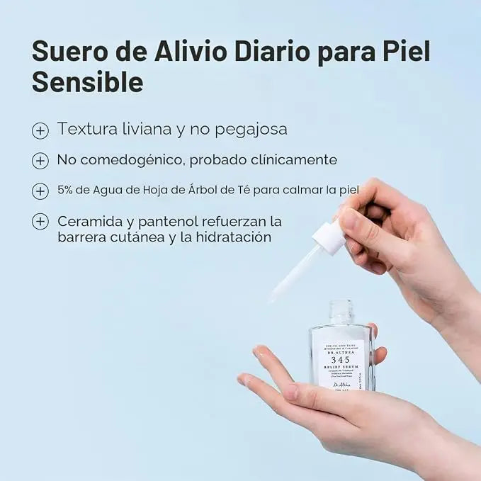 Dr. Althea - Siero Viso 345 con Acido Ialuronico e Niacinamide per Idratazione Profonda e Rigenerazione Cellulare, Texture Leggera e Non Grassa