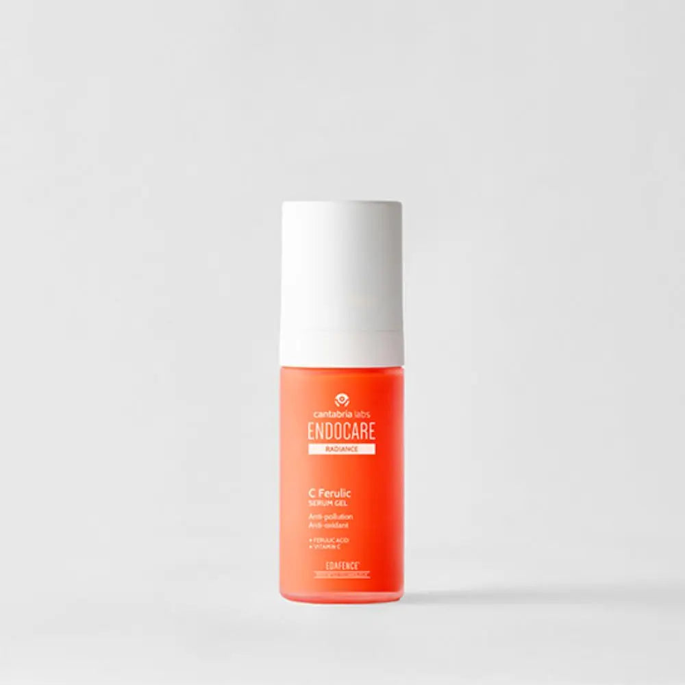 ENDOCARE Radiance C Ferulic Serum Gel 30 ml | Siero anti-inquinamento, antiossidante e anti-età con Vitamina C pura, acido ferulico ed Edafence® | Effetto luminosità e detox urbano