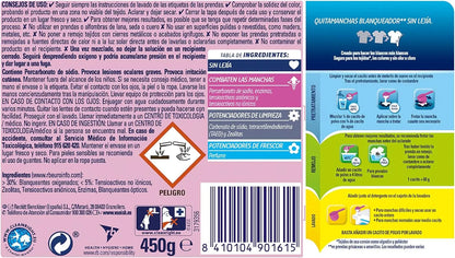 Vanish Oxi Action Savings PACK 2 X 900 Gr. - Smacchiatore e sbiancante per vestiti bianco, polvere, senza candeggina 【ROW】