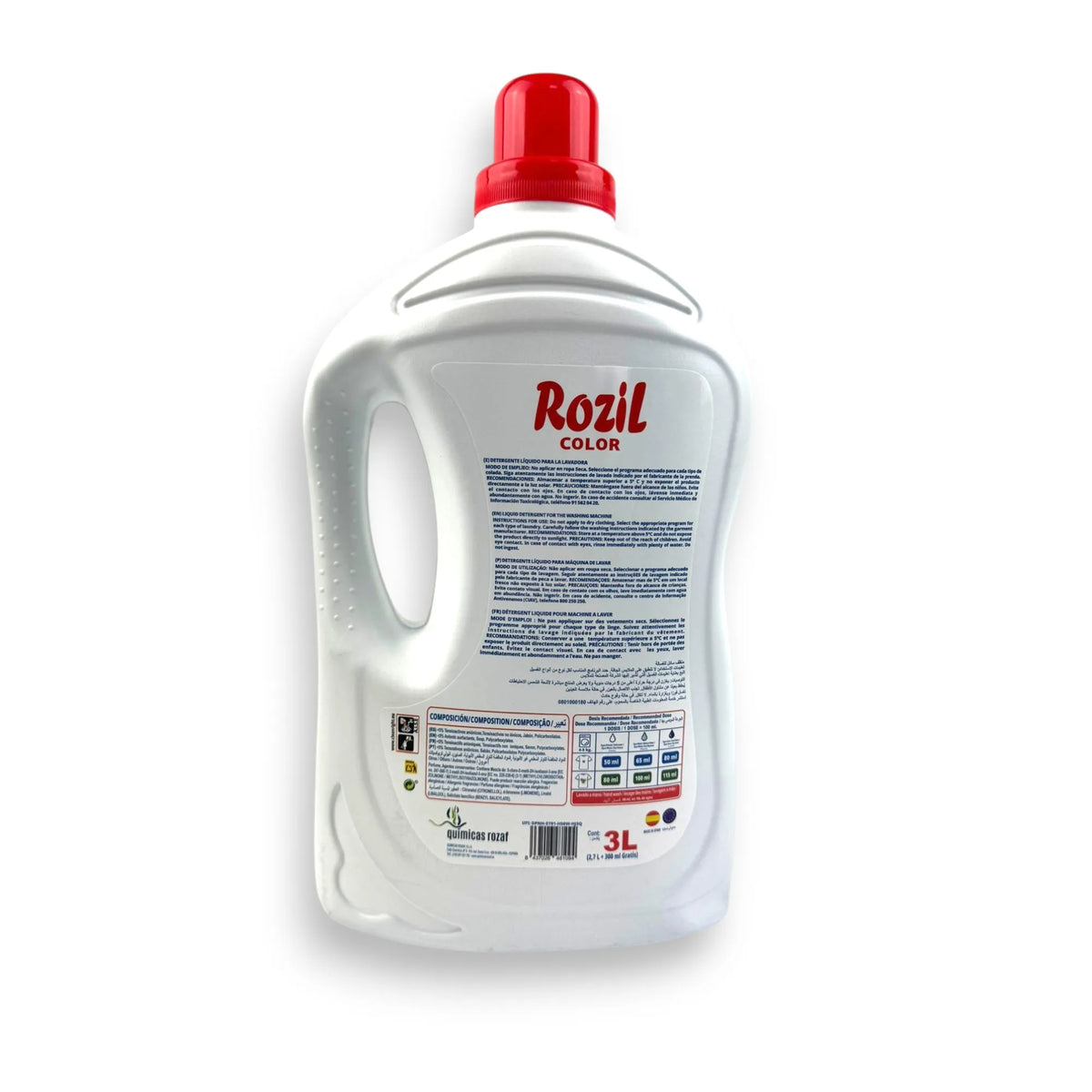 Detersivo per biancheria Rozil Color 3L - Pulizia efficace, fragranza duratura e cura del colore