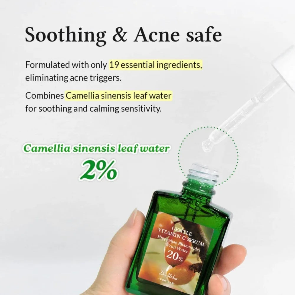 DR. ALTHEA Siero Delicato alla Vitamina C 30 ml | Siero Delicato alla Vitamina C con Niacinamide ed Estratto di Olivello Spinoso