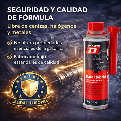 Additivo per la pulizia degli iniettori per veicoli ibridi ed elettrici DATACOL Data Hybrid |   Migliora la combustione, protegge il motore e riduce le emissioni |   300 ml