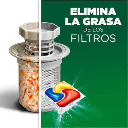 Fairy Original All in One - Confezione da 5 Sacchetti da 56 Capsule per Lavastoviglie (280 Capsule) - Rimuove Grasso e Secchezza, Detergente con Profumo Fresco e Pulito