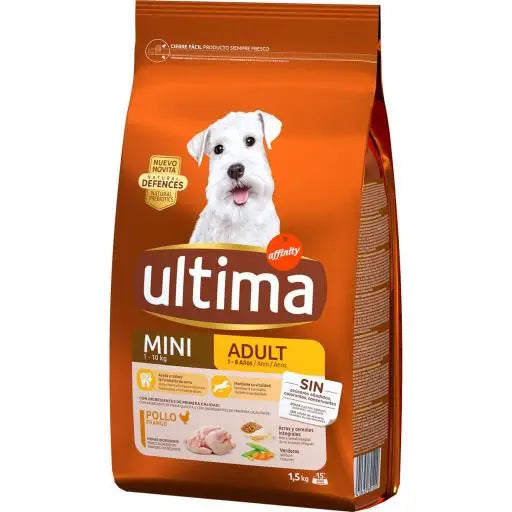 Ultima Mini Cibo per Pollo per Cani Adulti di Piccola Taglia - 1,5 Kg