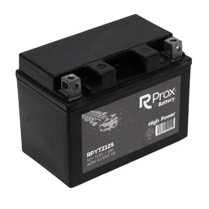 YTZ12S AGM Batteria per Moto ad Alta Potenza 12V 11Ah 210Amp. Massima Potenza di Avviamento. Batteria RC Prox Produzione Europea.