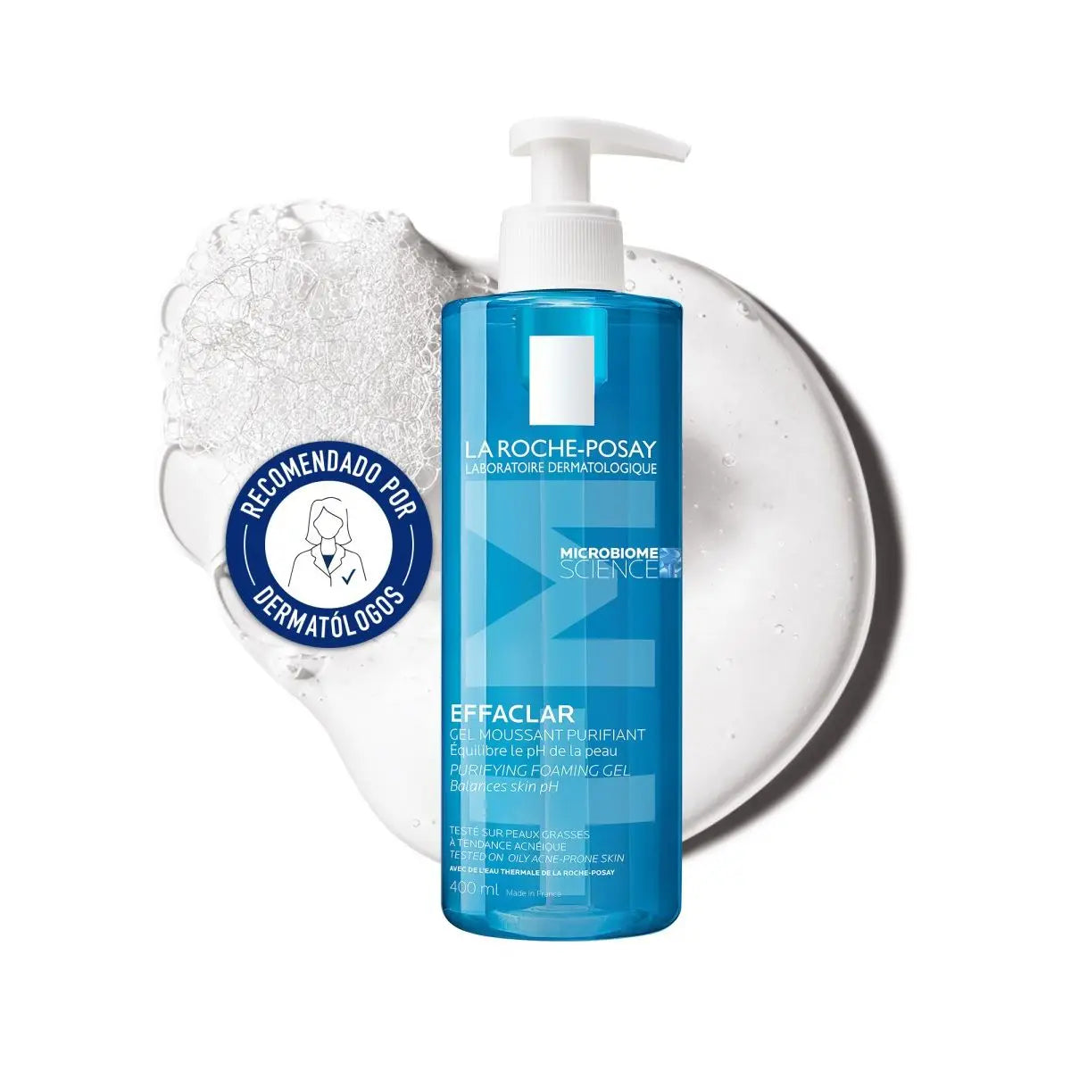 La Roche-Posay Effaclar +M Detergente Purificante Pacco Risparmio 2 unità 800 ml Detergente per Pelle Grassa