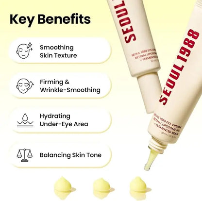 K-Secret SEOUL 1988 Contorno occhi Retinal Liposome 4% + Fermentato di Soia 30 ml Anti-età