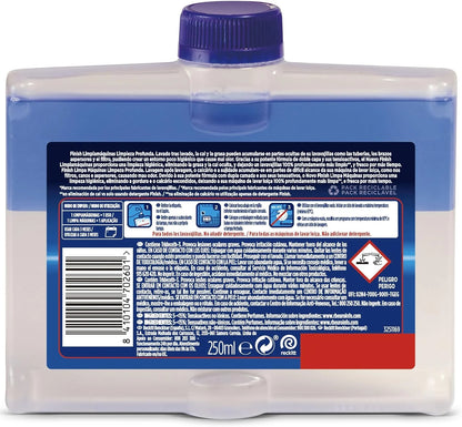 Finish Detergente per Macchine, Detergente per lavastoviglie contro cattivi odori, calcare e grasso dalla lavastoviglie, 4 unità x 250 ml, Totale 1 litro