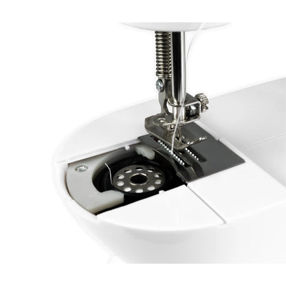 Macchina da cucire portatile Jocca con kit da cucito 48 accessori |   Doppia Cucitura |   Leggero e Versatile |   Ricondizionato
