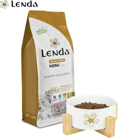 Lenda Mini Meat & Fish - Cibo Naturale per Cani Adulti Ipoallergenico