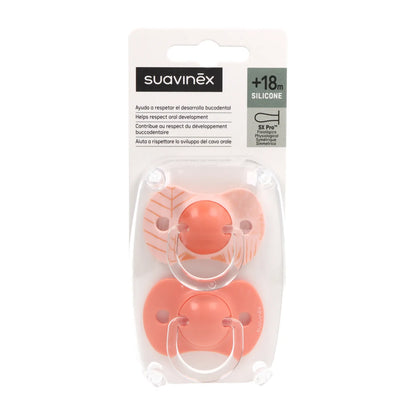 Ciuccio fisiologico in silicone Suavinex Sx Pro +18m X2