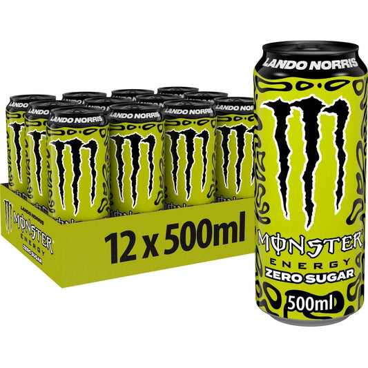 MONSTER LANDO NORRIS - lattine da 500 ml - Confezione da 12 unità