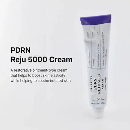 Dr. Althea PDRN Reju 5000 Cream 20 g | Crema leggera con 5000 ppm di PDRN, pantenolo, centella e triplo acido ialuronico per sollievo intensivo e tonicità