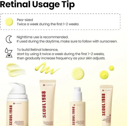 K-Secret SEOUL 1988 Contorno occhi Retinal Liposome 4% + Fermentato di Soia 30 ml Anti-età