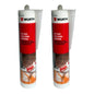 Silicone bianco neutro A9 BAS Würth – 310 ml – Sigillante professionale per alluminio, PVC e costruzioni generali