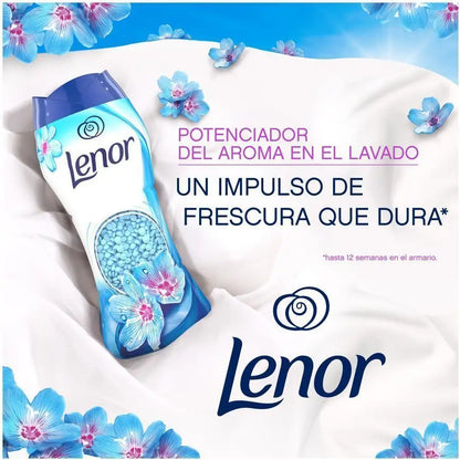 Confezione da 6 Lenor UNstoppables Perle Profumate per Vestiti, 96 Lavaggi (6 x 195g), Ammorbidente con Fragranza Freschezza di Primavera, Potenziatore di Freschezza