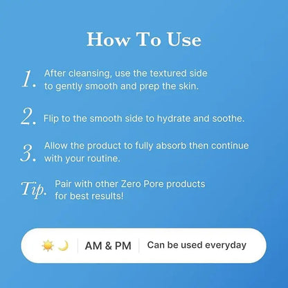 medicube Zero Pore Pad Mild 2.0 | Dischetti Esfolianti con PHA, Centella e Acido Ialuronico | Riduce Pori, Punti Neri e Sebo | Doppia Texture | Pelle Sensibile | Cosmetici Coreani | 70 pz