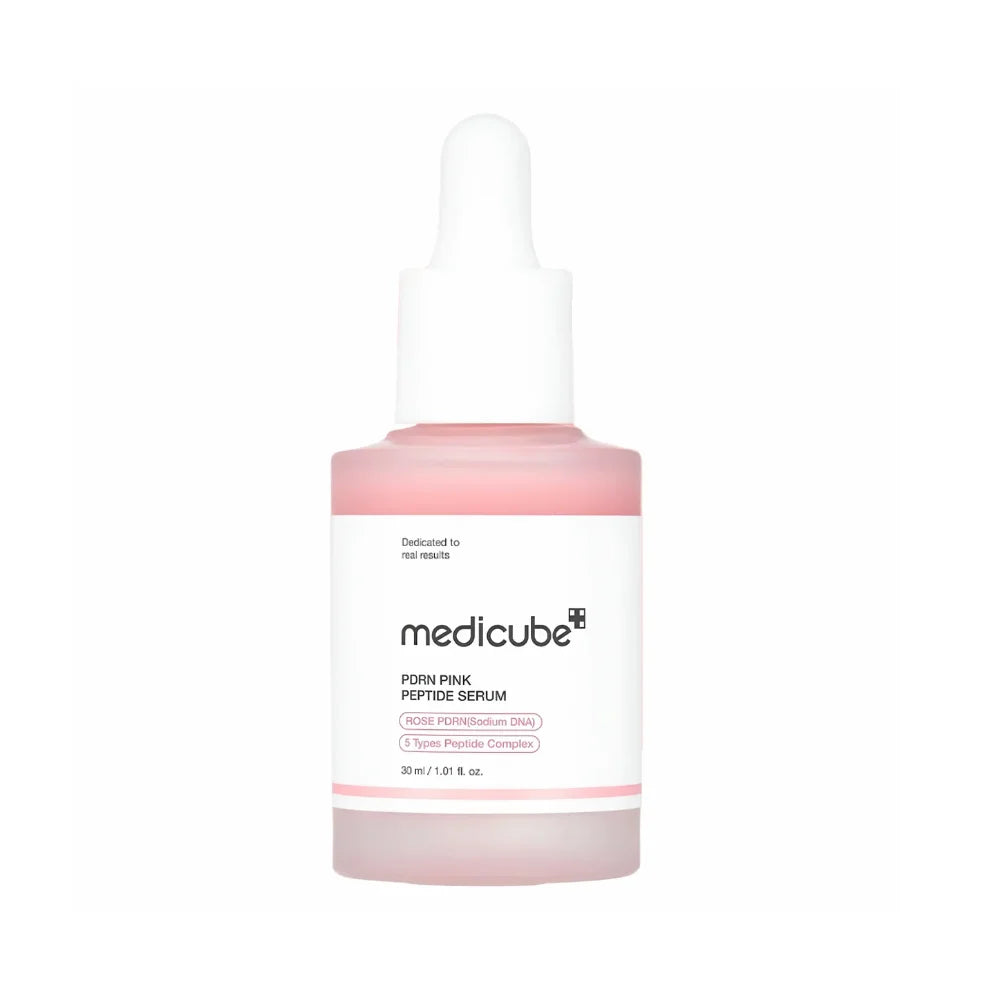 Medicube PDRN Pink Peptide Serum 30 ml | Siero idratante illuminante con PDRN (DNA di salmone), peptidi e niacinamide