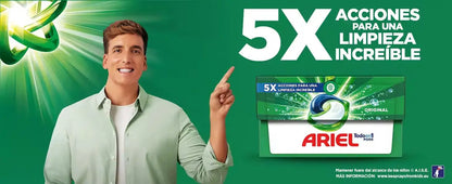 Detersivo liquido Ariel All-in-1 Pods – Confezione da 3 da 26+9 (Totale 105 capsule x 35 g = 1995 grammi) |   Pulizia profonda, dosaggio facile, per lavatrice
