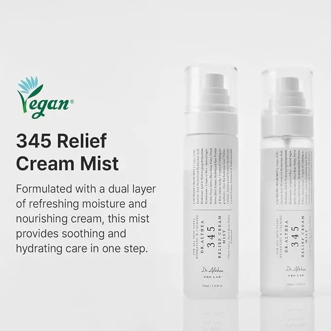 Dr. Althea Mist 345 - Spray viso idratante, lenitivo e rigenerante - Per tutti i tipi di pelle - 60 ml 100 ml