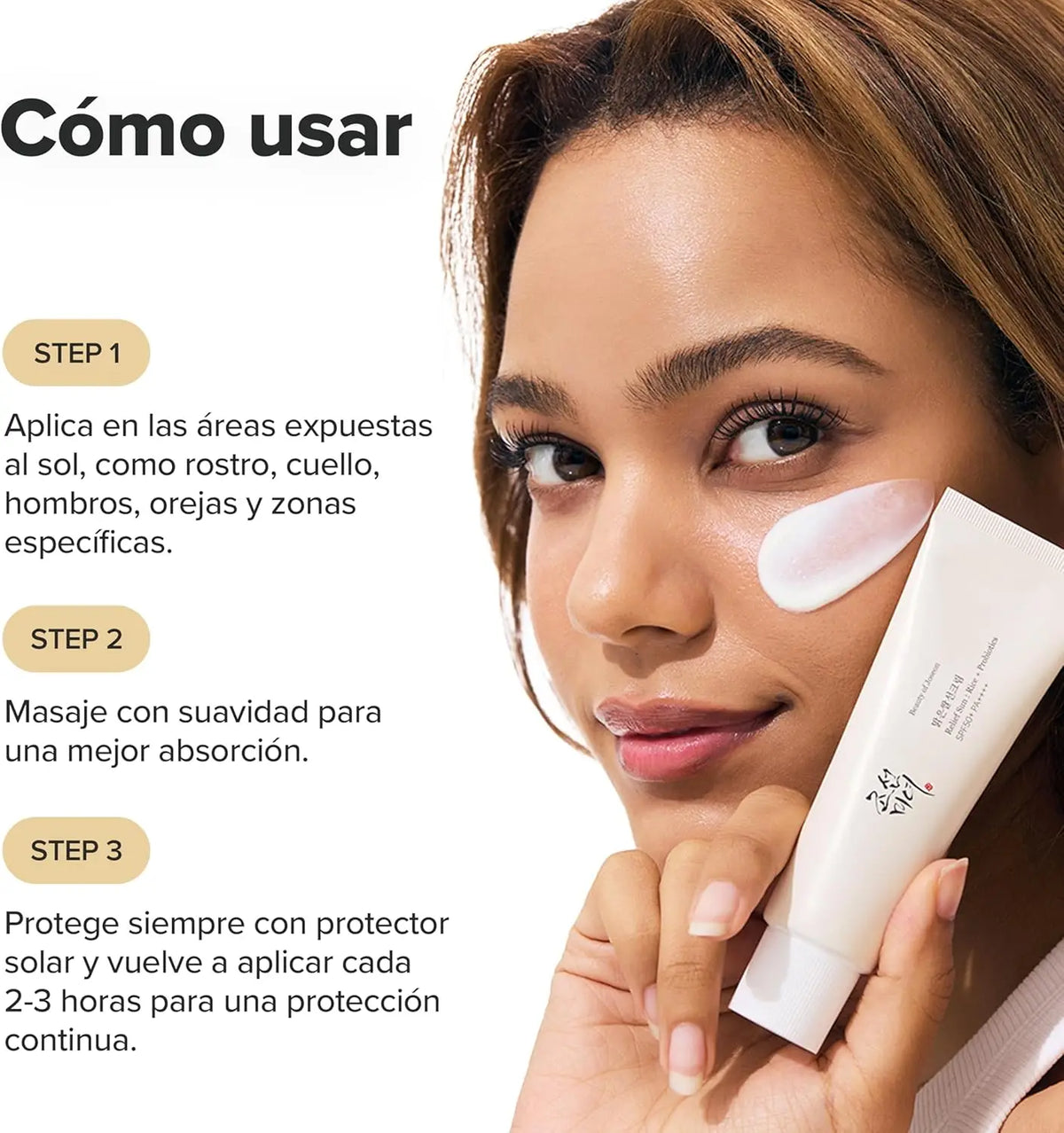 Beauty of Joseon Relief Sun SPF50 50 ml – Protezione solare con riso + probiotico, leggera e idratante