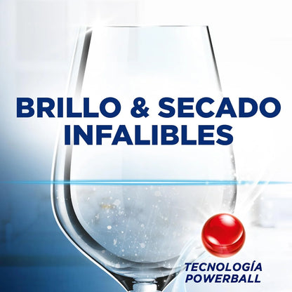 Finish Powerball Additivo per Lavastoviglie, stoviglie asciutte, lucide e senza aloni - 3 unità x 800 ml