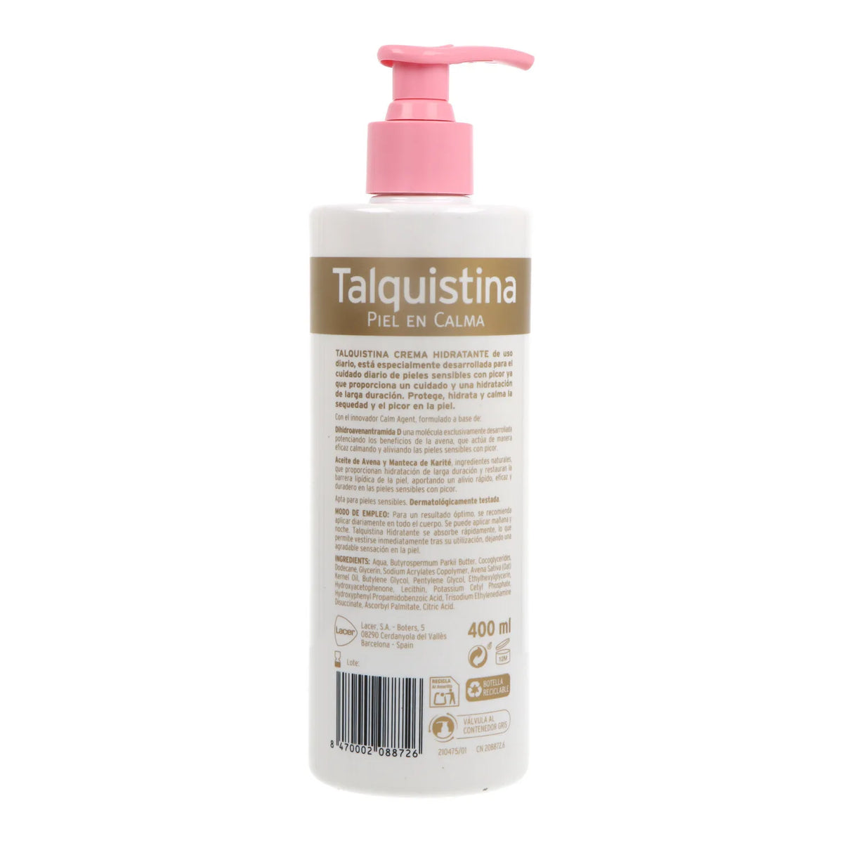 Crema Idratante Talquistina 400 ml
