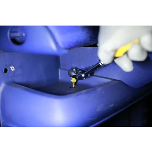 Chiave a carrucola articolata reversibile con 3 posizioni 175/200/225 mm per automazione - FORCH testa articolata blocco in 10 posizioni dentatura fine - chiave telescopica con punto di blocco