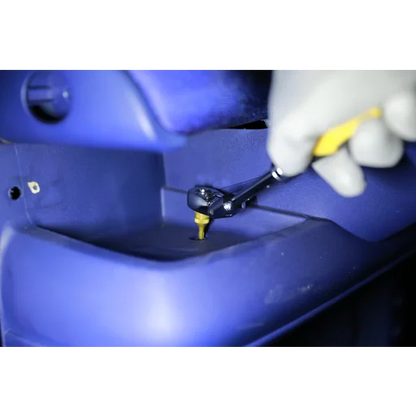 Chiave a carrucola articolata reversibile con 3 posizioni 175/200/225 mm per automazione - FORCH testa articolata blocco in 10 posizioni dentatura fine - chiave telescopica con punto di blocco