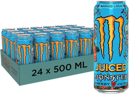 Monster Energy originale di Spagna, tanti modelli, bevanda energetica gusto nazionale, alta qualità, 8 o 24 lattine (verde, blu, bianco, UltraFiesta, Mango, Bad Apple, Assault Gold, Lewis Hamilton, Ultra Paradise). Visita il