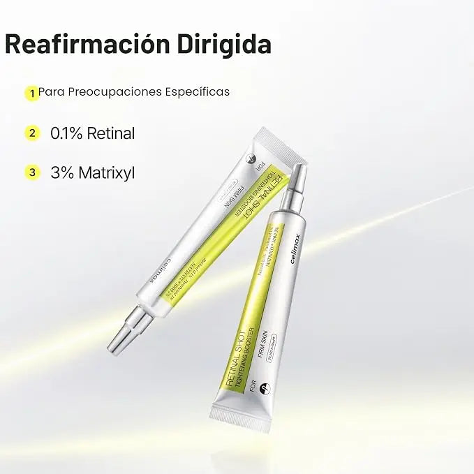 Celimax The Vita A Retinal Shot Tightening Booster Gift Pack | Retinal 0,1% + Retinolo Puro + Matrixyl 3% + 9 Peptidi | Pori Ridotti, Tonicità e Anti-Rughe | Microparticelle A-Shot | K-Beauty | 48ml (15ml+30ml+3ml)