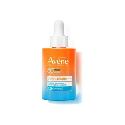 Avène Ultra Sérum SPF50+ 30 ml | Siero solare viso idratante quotidiano, texture ultra-leggera, alta protezione UVB/UVA/HEV contro la luce blu per pelli sensibili
