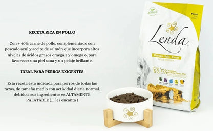 Lenda Chicken – Cibo naturale per cani – Con pollo e tacchino
