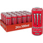 MONSTER ULTRA WATERMELON Scatola da 24 lattine da 500 ml - Sapore anguria