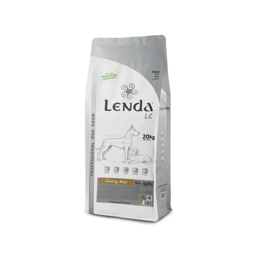 Lenda LC Country Meat 20 kg - Cibo Naturale per Cani Mini/Medium - Alimento Completo ed Equilibrato per Cani di Piccola Taglia