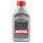 MOTUL RBF 700 
 Liquido freni da competizione 100% sintetico – DOT 4 
 Punto di ebollizione molto alto: 336 ° C/637 ° F. 
 Per sistemi frenanti e frizione idraulici. 
 Contenitore da mezzo litro.