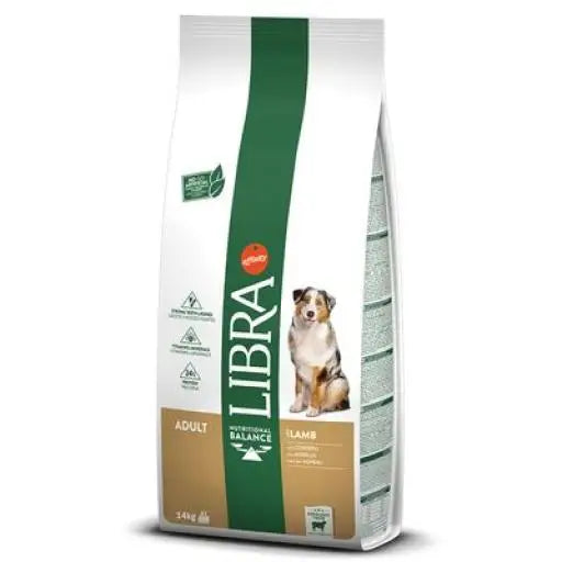 Libra Dog Cibo per Cani Adulti al Carne di Agnello (Cani, Cibo, Cibo) - 14 KG