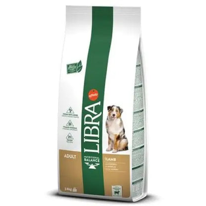 Libra Dog Cibo per Cani Adulti al Carne di Agnello (Cani, Cibo, Cibo) - 14 KG