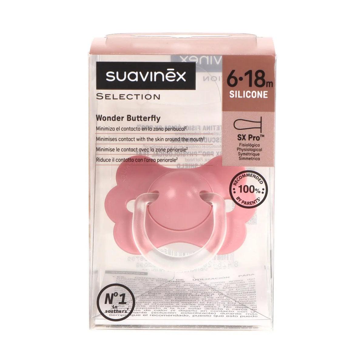 Suavinex Ciuccio Fisiologico Premium in Silicone 6-18m