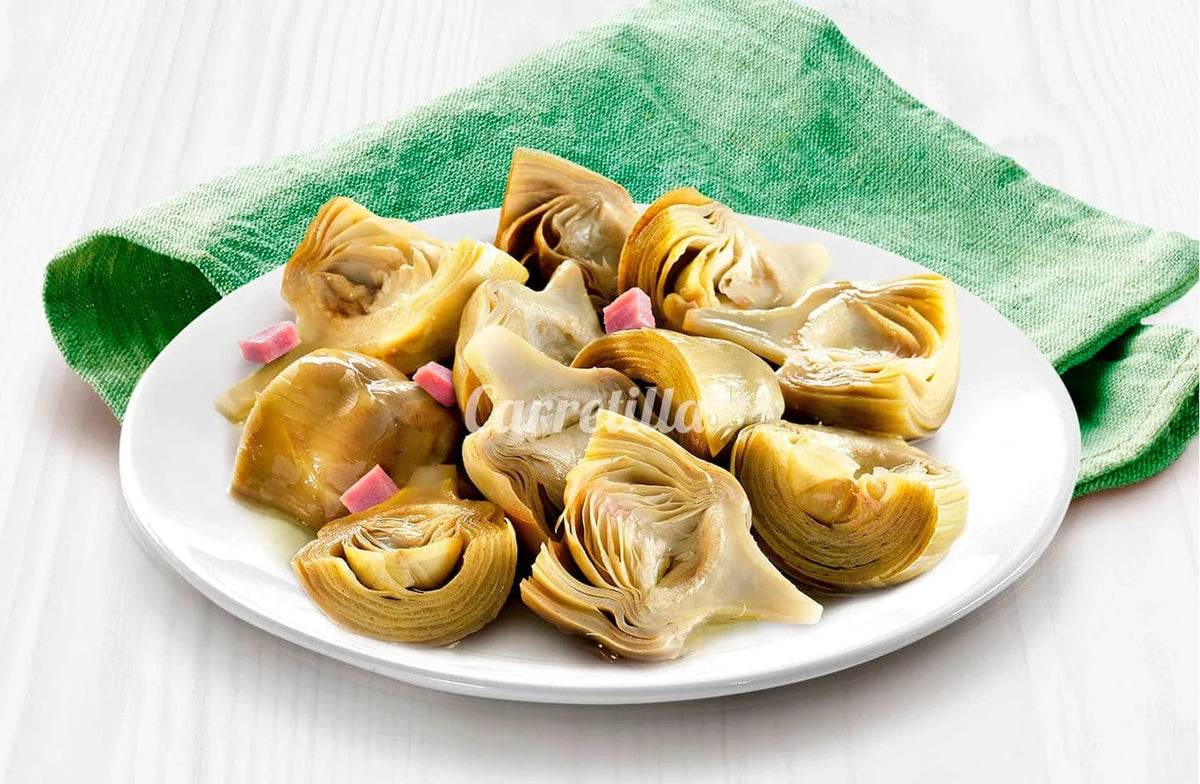 Caricatore di Carciofo con Prosciutto 10 Unità da 260 g Piatti Pronti in 1 Minuto, Ingredienti 100% Naturali, Senza Glutine, Conservanti, Additivi o Aromi.