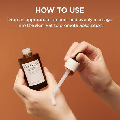 SKIN1004 Madagascar Centella Probio‑Cica Intensive Ampoule 50 ml | Siero coreano intensivo con centella fermentata, probiotici e ceramidi per idratare e lenire la pelle sensibile