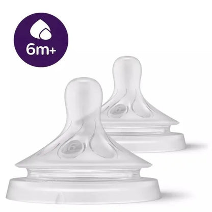 Avent Natural Response Tettarella 2 Tettarelle T6, Liquidi densi 6M+
