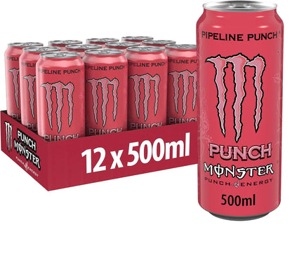 MONSTER PIPELINE PUNCH lattine da 500 ml - Confezione da 12 unità o Scatola da 24 unità