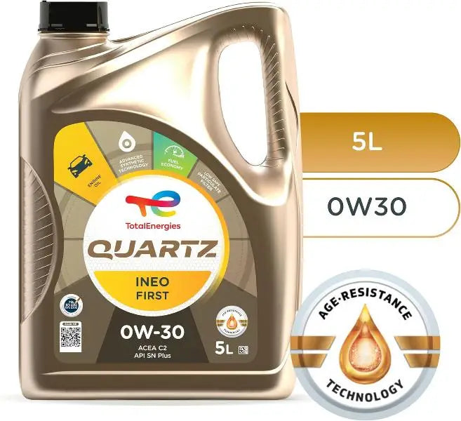 TOTAL QUARTZ INEO FIRST 0W-30 5 Litri Lubrificante per Motore.
