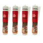Silicone bianco neutro A9 BAS Würth – 310 ml – Sigillante professionale per alluminio, PVC e costruzioni generali