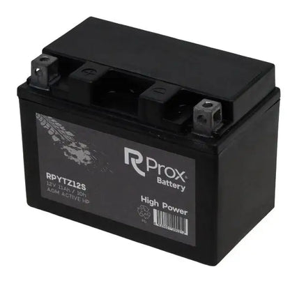 YTZ12S AGM Batteria per Moto ad Alta Potenza 12V 11Ah 210Amp. Massima Potenza di Avviamento. Batteria RC Prox Produzione Europea.