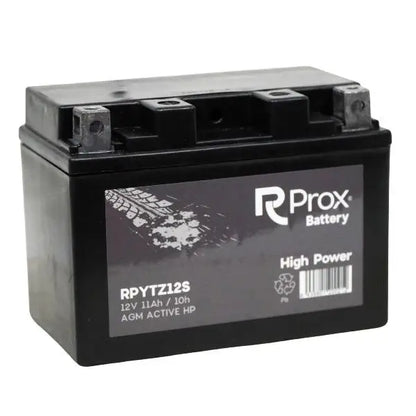YTZ12S AGM Batteria per Moto ad Alta Potenza 12V 11Ah 210Amp. Massima Potenza di Avviamento. Batteria RC Prox Produzione Europea.