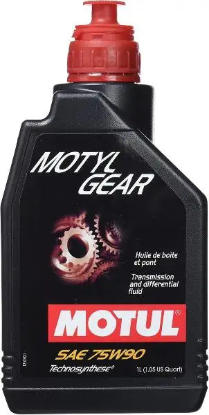 MOTUL MOTYLGEAR 75W-90. 
 Lubrificante per cambio e differenziale 
 Tecnosintesi ® 
 Contenitore da 1 litro.