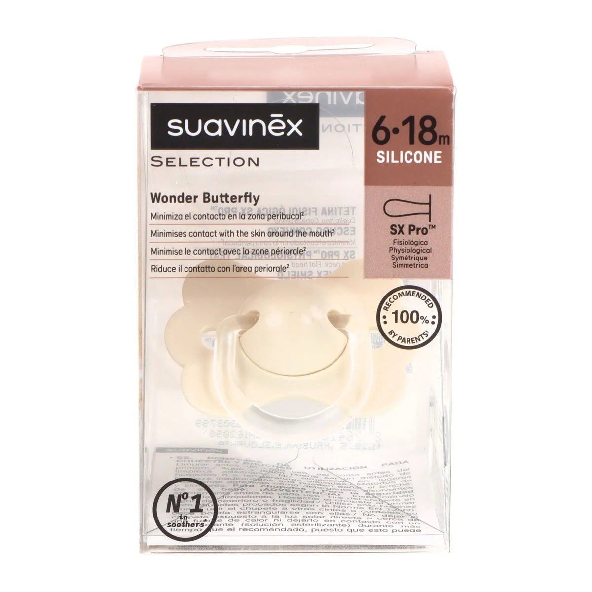 Suavinex Ciuccio Fisiologico Premium in Silicone 6-18m